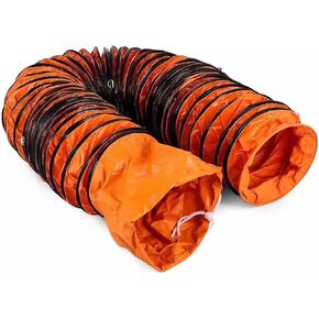 High-Temperature Flame Retardant PVC Duct Hose with Steel Spring for Industrial & Agricultural Ventilation, Flexible Exhaust Ducting, Durable Airflow Solution in Kuwait