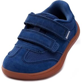 Joomra حذاء واسع للأطفال الصغار/الأطفال الصغار حافي القدمين | Splay أحذية رياضية بسيطة بشكل طبيعي للأولاد والبنات | حزام متين قابل للتعديل in Kuwait