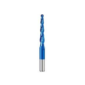1pcs Tapered Ball Nose End Mill 2 Flute Tapered Ball Nose End Mill 3.175/4/6/8mm Shank Engraving Bit Spiral Router Bit for Woodworking(R0.5x20.5xD4x50) in Saudi Arabia