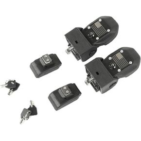 زوج من قفل غطاء محرك السيارة مزلاج الصيد ث/قفل Jlu 2 قطعة/المجموعة لسيارة جيب رانجلر 2018-2023 أسود TCZ12019123031 in Kuwait