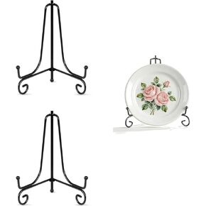 قطعتان من حامل اللوحة للعرض - حامل لوحة مقاس 5.7 بوصة حامل حامل معدني لإطار الصورة والكتب والصور والمقتنيات (5.7 بوصة (قطعتان)) in Kuwait