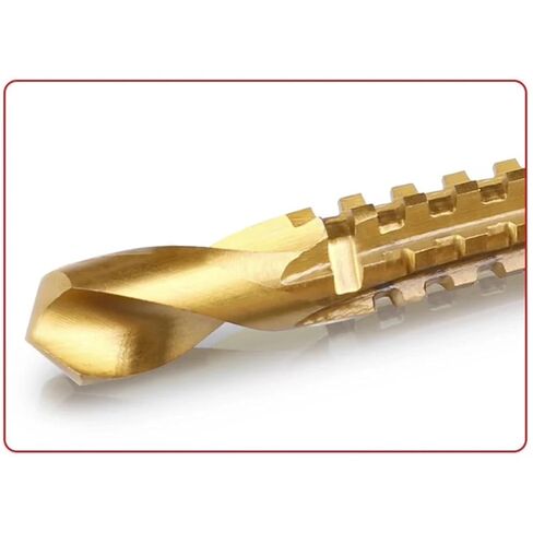 6 قطعة مجموعة لقمة مثقاب مسننة HSS مثقاب معدني تويست قطع الحفر أدوات الشق لقم النجارة in Kuwait