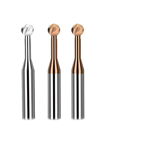 التنغستن الصلب مصاصة الكرة الأنف طحن القاطع تقريب T كربيد نهاية مطحنة القواطع أدوات التصنيع باستخدام الحاسب الآلي لتصنيع المعادن 1 قطعة (R3xD6x50L) in Kuwait