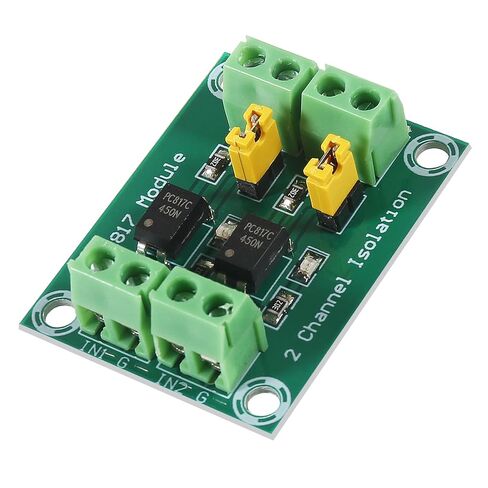 2pcs 8 Channel PC817 Optocoupler Isolation Board 8CH Optocoupler 3.6-30V Driver Photoelectric Isolated Module (8CH) in Saudi Arabia