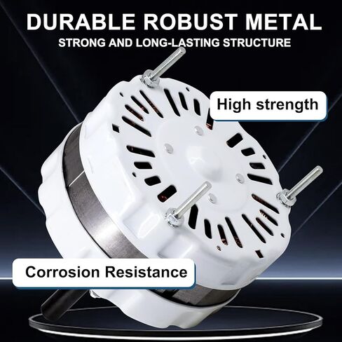 Criditpid White 5" Dia Attic Fan Motor Replacement for Broan 97009317 99080267 F0516b2516 Attic Ventilators Motor. in Saudi Arabia