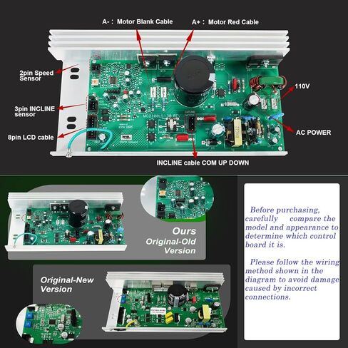 MC2100LTS-30 Treadmill Motor Control Board, 263165 232196 259522 266333 326869, MC2100-LTS-30, MC2100-LS-30 REV Compatible with FreeMotion, Gold's Gym, Health Rider, ProForm, Reebok Treadmills in Saudi Arabia