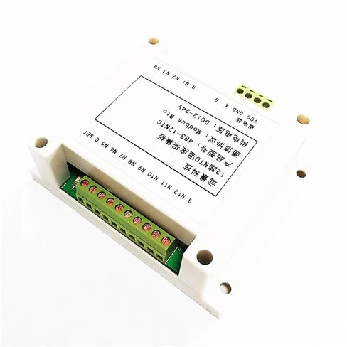 جهاز إرسال درجة الحرارة ذو 12 قناة NTC إلى 485 وحدة اكتساب 10K الثرمستور Modbus RTU in Kuwait