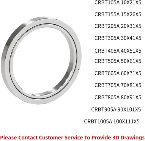 1pcs CRBT605 Crossed Roller Bearing 60X71X5 CRBT605A P5 in Kuwait