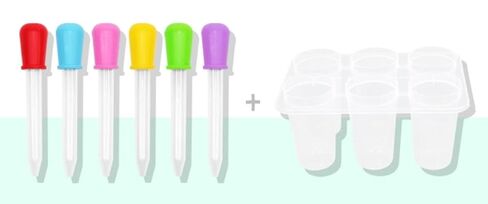6PCS Liquid Dropper with Holder for Art and Science Class, Paint is not Included. in Saudi Arabia