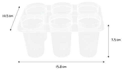 6PCS Liquid Dropper with Holder for Art and Science Class, Paint is not Included. in Saudi Arabia
