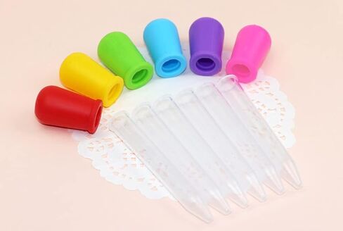 6PCS Liquid Dropper with Holder for Art and Science Class, Paint is not Included. in Saudi Arabia