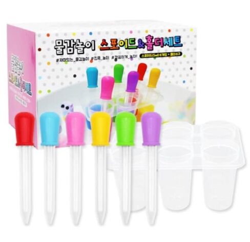 6PCS Liquid Dropper with Holder for Art and Science Class, Paint is not Included. in Saudi Arabia