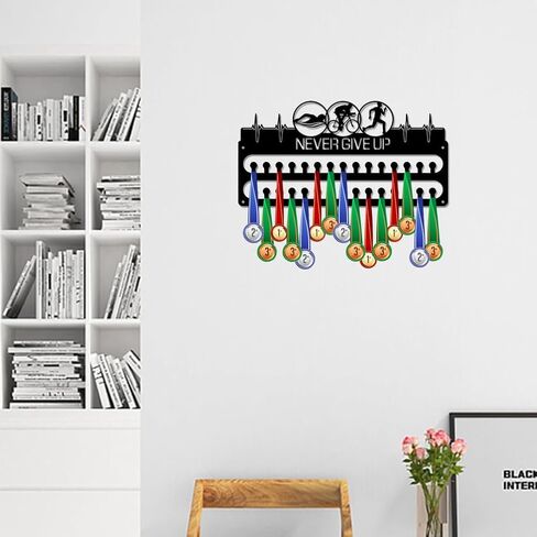 SUPERDANT Medal Hangers Holder Upgrade Sports Medals Award Iron Organizer Wall Mounted Race Metal Display Gifts for Athletes Kids in Saudi Arabia
