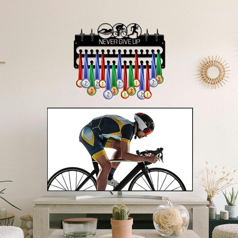 SUPERDANT Medal Hangers Holder Upgrade Sports Medals Award Iron Organizer Wall Mounted Race Metal Display Gifts for Athletes Kids in Saudi Arabia