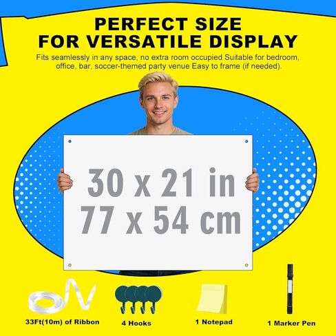 2026 Soccer The World Cup Schedule Poster & 48-Team Final Stage Collection Display, 2-in-1 Utility Poster, 30.3X21.3 Inches World Cup Fixtures, Double-Sided PVC Print, Home Office Bar Decor Gifts for Soccer Fans (2026 WC - A) in Saudi Arabia