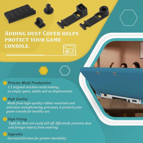 2 Set Silicone Dust Plug Cover for Nintendo 3DS/3DS XL LL/New 3DS/New 3DS XL LL Dust Proof Cover Earphone Charger Jack Stopper Replacement Accessories in Saudi Arabia