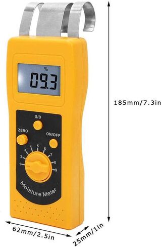 Textile Moisture Meter Tester Analyzer Measuring Range 0.0% to 90% for Cotton Clothes Yarn Wool in Kuwait