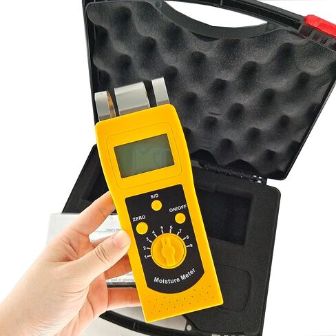 Textile Moisture Meter Tester Analyzer Measuring Range 0.0% to 90% for Cotton Clothes Yarn Wool in Kuwait