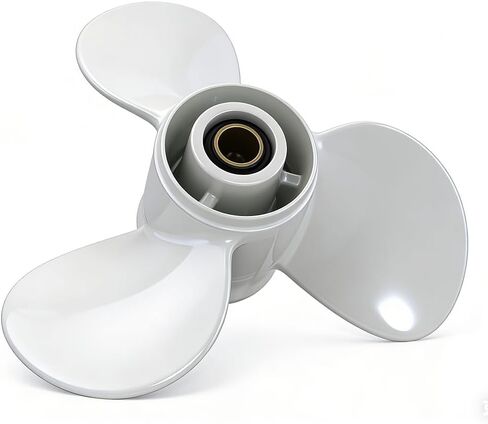 9 7/8 x 11 1/4-F OEM المروحة الخارجية تناسب Yamaha Boat Motos F25/20HP/25hp/30hp، رقم المرجع 664-45947-01-EL، 10 أسنان خددية، Rh (9.875x11.25) in Saudi Arabia
