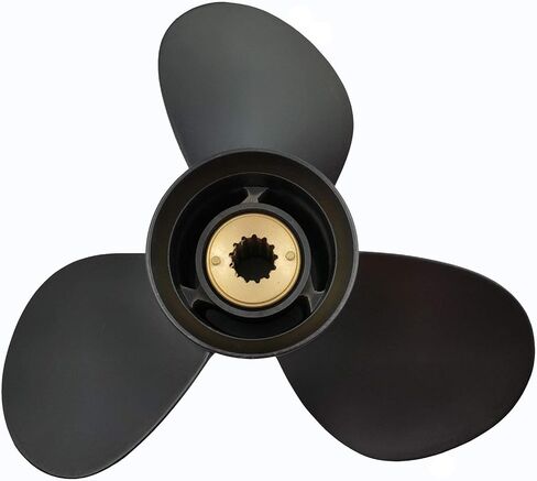 Max Motosports Aluminum Propeller 10 3/8 X 14 fits for Mercury 25-70HP 48-816706A45 13 Spline Prop Shaft 10-3/8" x 14" Pitch in Saudi Arabia