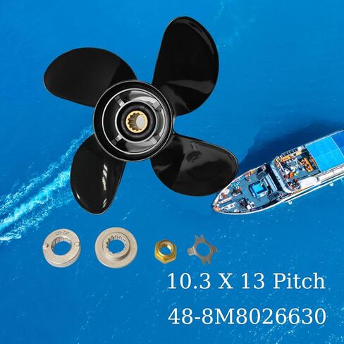 المروحة للزئبق الخارجي 25-70 HP محرك القارب محرك الألومنيوم الدعامة مع مجموعة صامولة المحور in Kuwait
