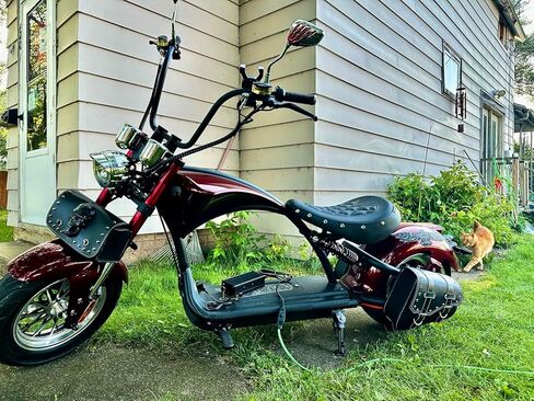 eAhora M1P Electric Motorcycle for Adults, 2000W Motor 37mph, 40+ Miles Range with 60V 30Ah Battery, Full Suspension, Hydraulic Brakes,Street Legal Electric Motorcycle for Commuting in Saudi Arabia
