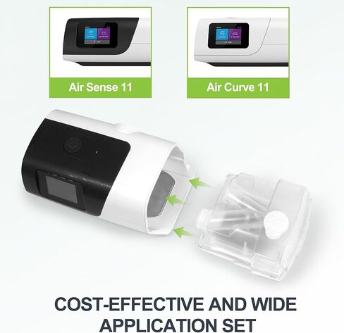 غرفة مياه محسنة لجهاز AirSense 11 وAircurve 11، حوض مياه بديل لسلسلة airS11، ختم موثوق وسهل إعادة ملء مستلزمات CPAP لـ S11، 340 مل in Kuwait