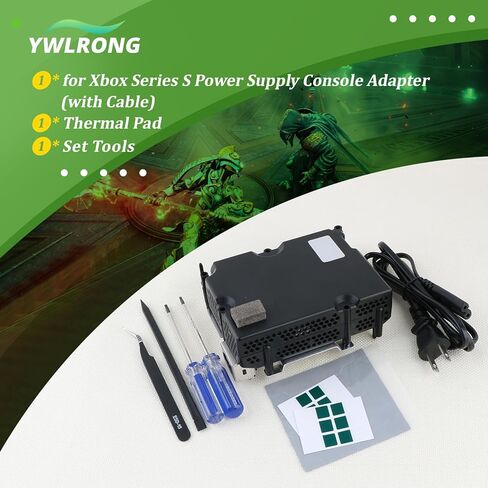 for Xbox Series S Power Supply Replacement for Xbox Series S Internal Power Supply Source with AC Adapter Console Accessories Parts with Power Cable Fixing Repair Tools in Saudi Arabia