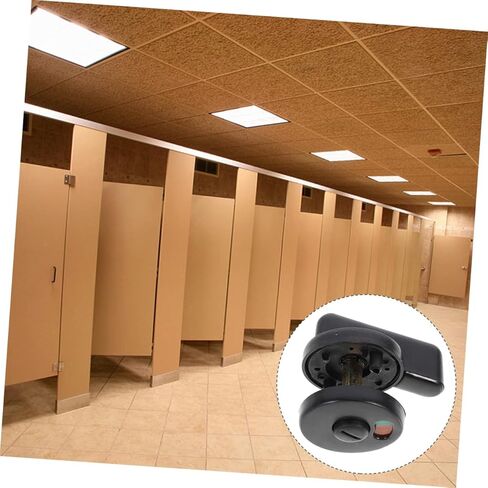 OSALADI 4pcs Plastic Privacy Indicator Door Lock for Public Restroom Stalls Easy Install Bathroom Partition Lock Occupied Indicator for Enhanced Privacy in Saudi Arabia