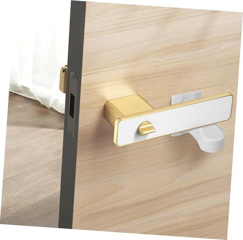 LIFKOME Child Safety Door Lever Locks 8 Pack Adhesive Child Proof Locks for Toddlers Sturdy Door Handle Stoppers for Baby Proofing Homes in Saudi Arabia