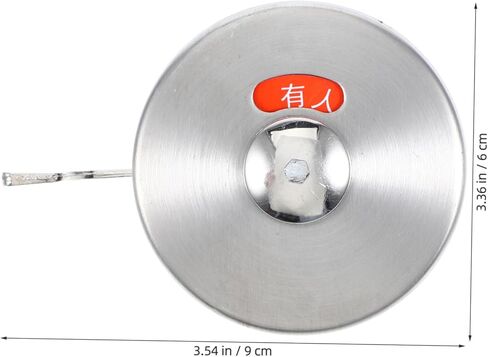 VILLCASE Stainless Steel Privacy Door Lock for Restrooms Keyless Indicator Lock Vacant Occupied Sign Heavy-Duty Security Hardware for Public Bathroom Partitions for Commercial Use in Saudi Arabia