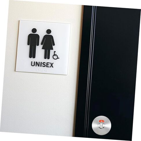 VILLCASE Stainless Steel Privacy Door Lock for Restrooms Keyless Indicator Lock Vacant Occupied Sign Heavy-Duty Security Hardware for Public Bathroom Partitions for Commercial Use in Saudi Arabia