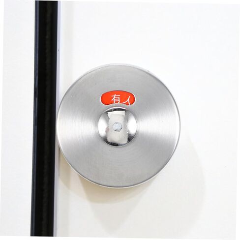 VILLCASE Stainless Steel Privacy Door Lock for Restrooms Keyless Indicator Lock Vacant Occupied Sign Heavy-Duty Security Hardware for Public Bathroom Partitions for Commercial Use in Saudi Arabia