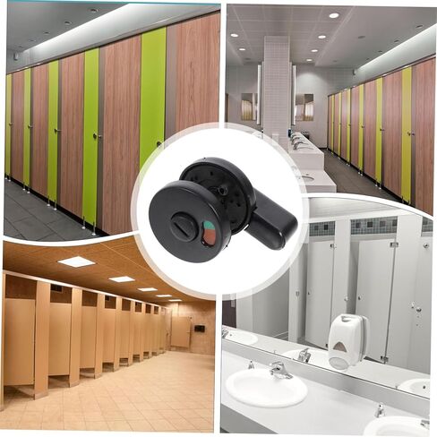 5 قطعة مقبض قفل للمراحيض رافعة قابلة للتدوير مؤشر الخصوصية للمكاتب والمباني العامة in Kuwait