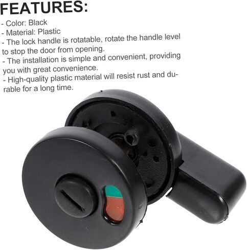 5 قطعة مقبض قفل للمراحيض رافعة قابلة للتدوير مؤشر الخصوصية للمكاتب والمباني العامة in Kuwait