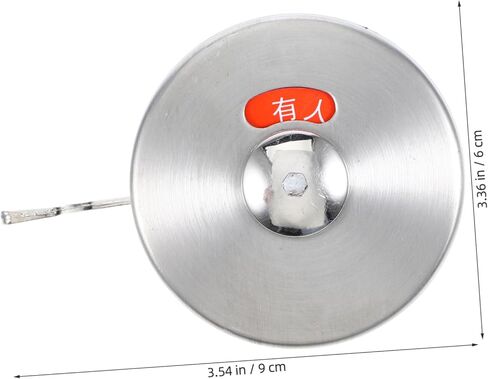 Tofficu Stainless Steel Privacy Indicator Lock Keyless Door Lock for Public Restrooms Vacant Occupied Sign for Commercial Bathroom Doors in Saudi Arabia