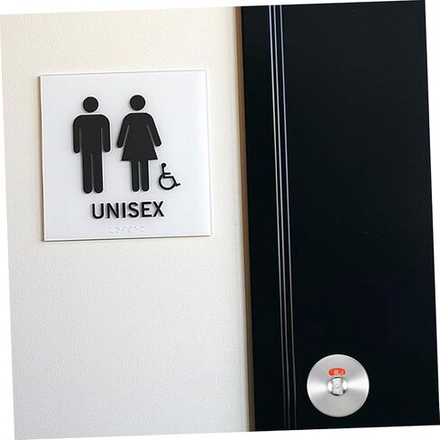 Tofficu Stainless Steel Privacy Indicator Lock Keyless Door Lock for Public Restrooms Vacant Occupied Sign for Commercial Bathroom Doors in Saudi Arabia
