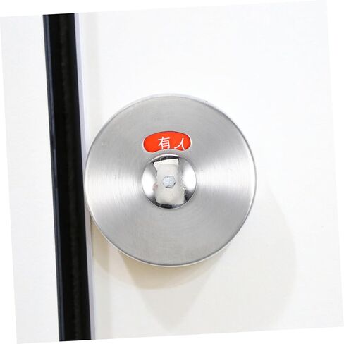 Tofficu Stainless Steel Privacy Indicator Lock Keyless Door Lock for Public Restrooms Vacant Occupied Sign for Commercial Bathroom Doors in Saudi Arabia