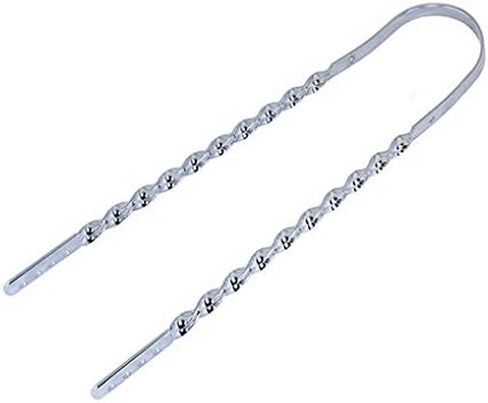 Alta Bicycle Double Flat Twisted Sissy Bar Chrome. in Saudi Arabia
