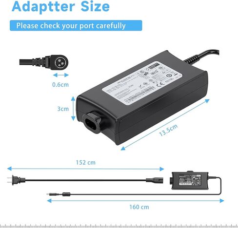 محول تيار متردد HHZ 90 وات متوافق مع أجهزة VPAP CPAP من سلسلة Resmed S9، شاحن 24V/3.75A S9 IP21 369102 ReSmed S9 autoset CPAP 3PIN مزود سلك الطاقة in Saudi Arabia