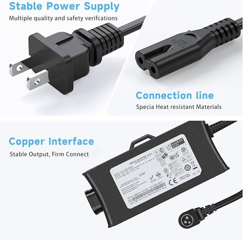 محول تيار متردد HHZ 90 وات متوافق مع أجهزة VPAP CPAP من سلسلة Resmed S9، شاحن 24V/3.75A S9 IP21 369102 ReSmed S9 autoset CPAP 3PIN مزود سلك الطاقة in Saudi Arabia