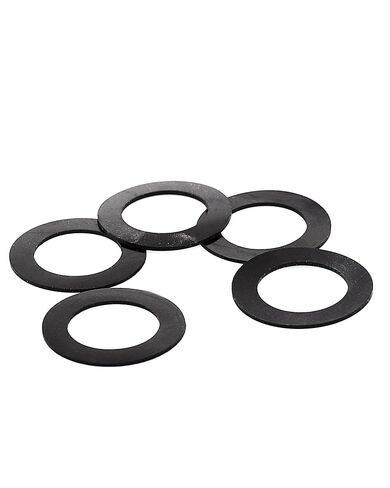 غسالة مسطحة مطاطية 1 1/4 بوصة معرف × 2 بوصة OD × 1/8 بوصة سميكة (5) in Kuwait