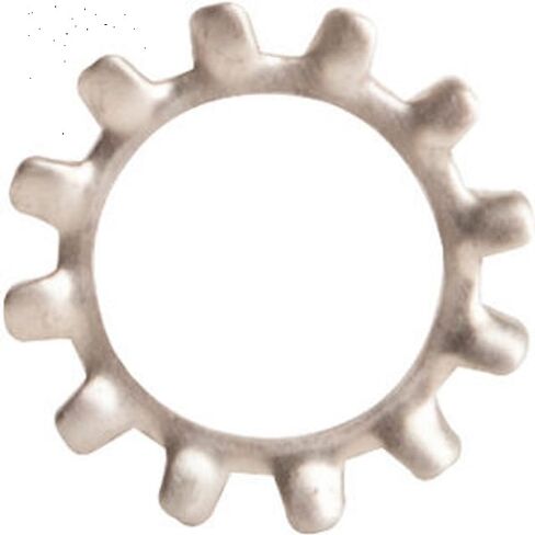 7/16"" External Tooth Lock Washers (Pack of 25), Zinc Plated Steel, Serrated Washers for Binding, Pan & Round Head Screws - by Chipmunk Hardware, SS239100 in Saudi Arabia
