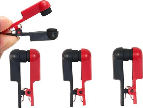 3Pcs Ear Clip Electrode with Double-Sided Soft Rubber Head, 2.0mm Housing Hole, Anti-Loosening Design, Muscle Stimulators & Accessories, Compatible with Standard 2.0mm Rods in Kuwait