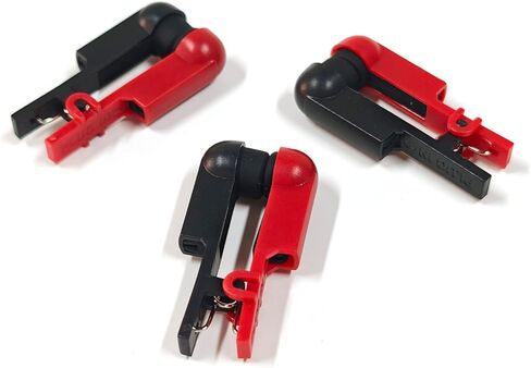 3Pcs Ear Clip Electrode with Double-Sided Soft Rubber Head, 2.0mm Housing Hole, Anti-Loosening Design, Muscle Stimulators & Accessories, Compatible with Standard 2.0mm Rods in Kuwait