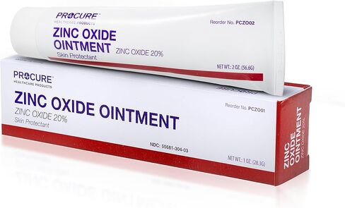 مرهم أكسيد الزنك 20% من بروكيور، أنبوب 2 أونصة - واقي للبشرة، حاجز رطوبة لطفح الحفاضات، البشرة المتهيجة والمتهيجة in Kuwait