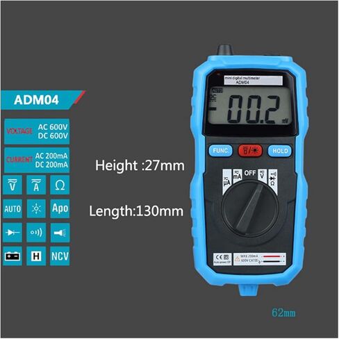 مولد الإشارة الحالية مقياس رقمي متعدد إلكتروني أمبير فولت أوم متر ديود واختبار الاستمرارية in Kuwait