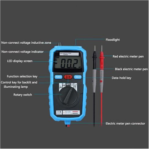 مولد الإشارة الحالية مقياس رقمي متعدد إلكتروني أمبير فولت أوم متر ديود واختبار الاستمرارية in Kuwait