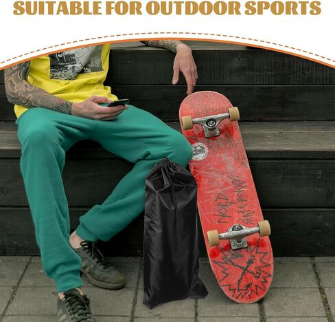 حقيبة ظهر لوح التزلج مقاومة للماء ومحمولة برباط للرياضات الخارجية مع حزام كتف قابل للتعديل للأسماك الصغيرة والموز ولوحات الطراد in Kuwait