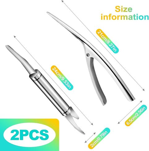 2 Pack Stainless Steel Shrimp Peeler and Deveiner Tool, Multifunctional Shrimp Cleaner Knife for Effortless Seafood Prep, Professional Shrimp Cleaning Gadget for Home Kitchen in Kuwait